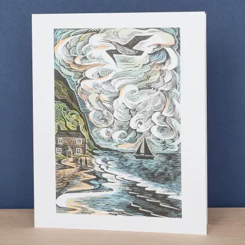 Angela Harding Curlew Cry Greetings Card AH3078