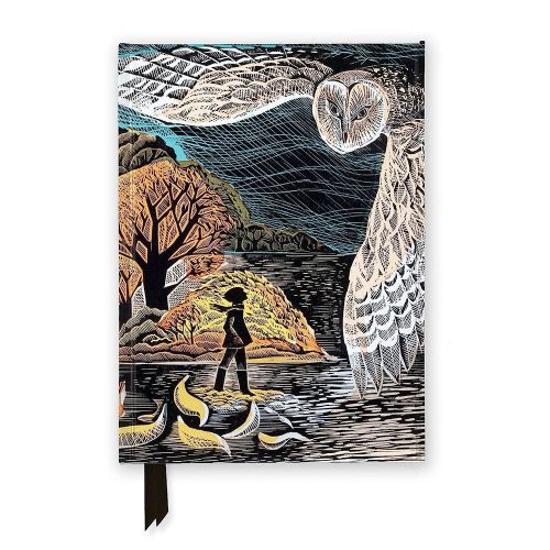 Angela Harding October Owl Foiled Note Book Journal