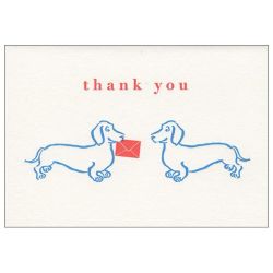 Dachshunds Thank You Card AP202