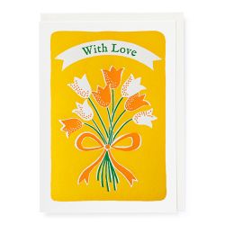 Ariana Martin With Love Tulips Greetings Card QP601