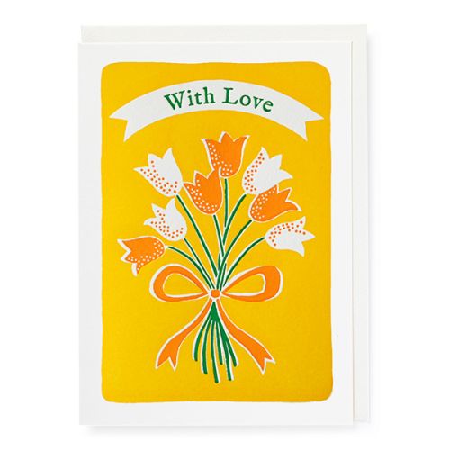 Ariana Martin With Love Tulips Greetings Card QP601