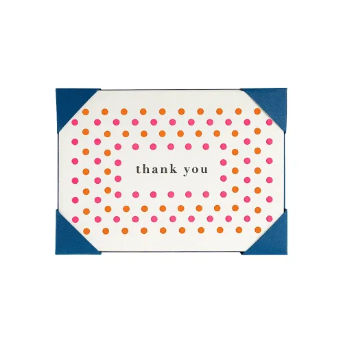 Archivist Bright Dots Mini Thank You Cards APP365