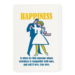 Archivist Happiness Greetings Card QP666