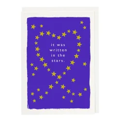 It Was Written in the Stars Greetings Card QP697