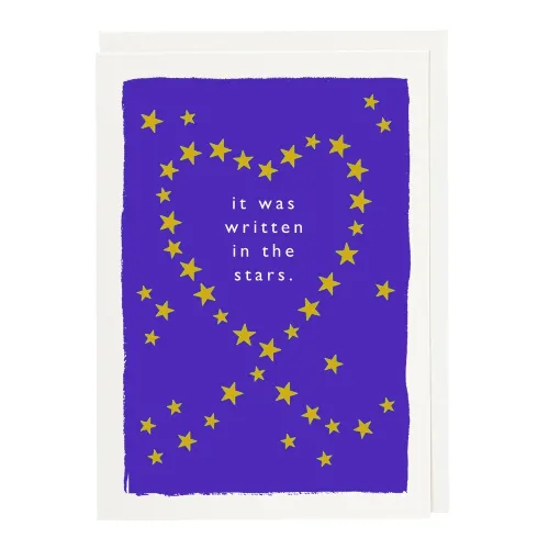 It Was Written in the Stars Greetings Card QP697