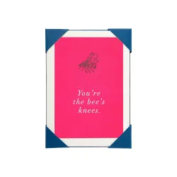 Archivist You're the Bee's Knees Mini Note Cards Pink APP191