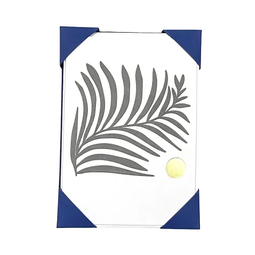 Archivist White Fern Mini Note Cards APP301