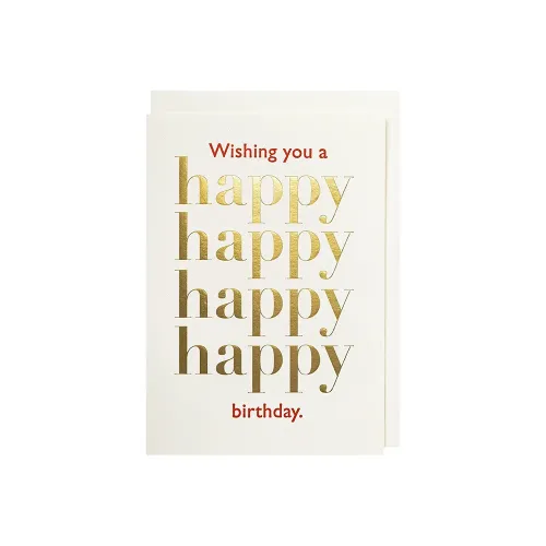 Wishing You a Happy Happy Birthday Card APS372
