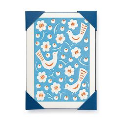 Ariana Martin Blue Bird Pattern Note Cards APP361