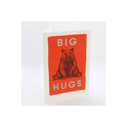 Big Bear Hugs Greetings Card APS234