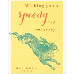Wishing You a Speedy Recovery Get Well Soon Card QP265