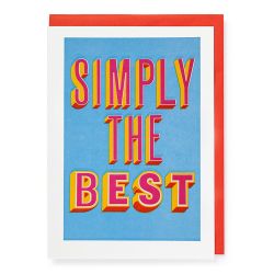 Simply the Best Greetings Card QP678