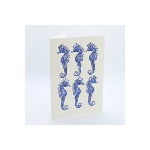 Six Seahorses Greetings Card APS232