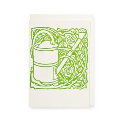 Watering Can Small Greetings Card APS317