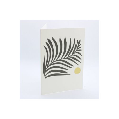 White Fern Greetings Card APS301