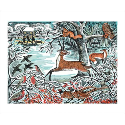 Angela Harding Winter Woodland Greetings Card AH1817X