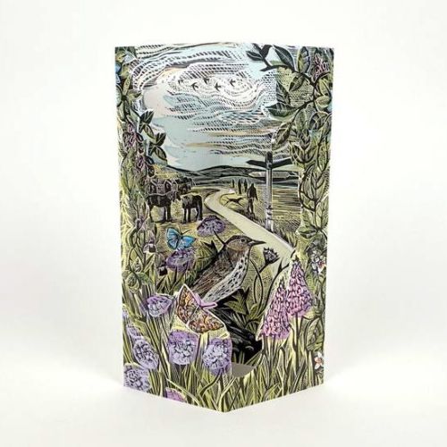 Angela Harding The Common Foldout Greetings Card AH3158