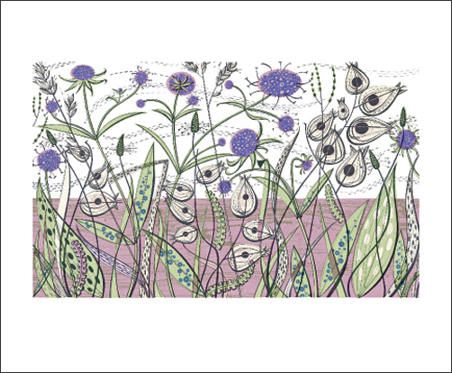 Angie Lewin By Green Bank Greetings Card AL1265