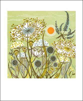 Angie Lewin Green Meadow Greetings Card AL1303