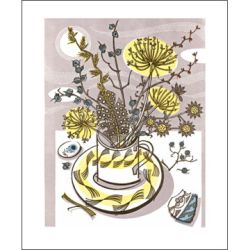 Angie Lewin Moonlit Cup Greetings Card AL1411