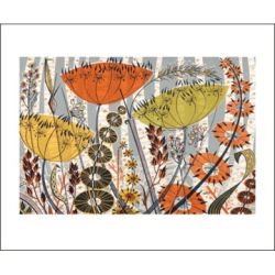 Angie Lewin Spey Birches Greetings Card AL1474