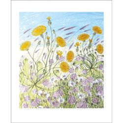 Saltmarsh Morston Greetings Card by Angie Lewin AL1792