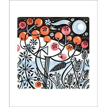 Angie Lewin Winter Berries Greetings Card AL1972X