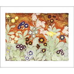 Angie Lewin Auricula Tapestry Greetings Card AL3057