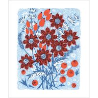 Angie Lewin Frost Flowers Greetings Card AL3175X