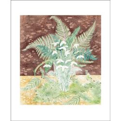 Angie Lewin Snowdrops and Ferns Greetings Card AL3018X