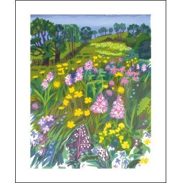 Carry Akroyd A Rare Meadow Greetings Card CA2022