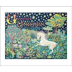 Emily Sutton U is For Unicorn Greetings Card ES3118