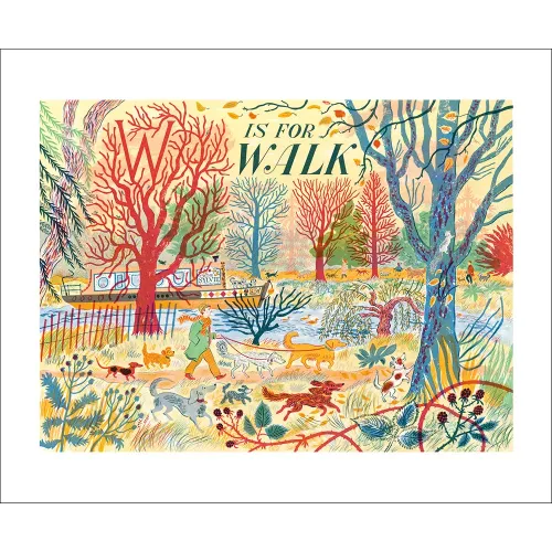 Emily Sutton W is for Walk Greetings Card ES3269
