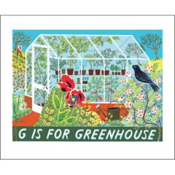 Emily Sutton G is for Greenhouse Greetings Card ES1483