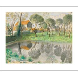 Eric Ravilious Newt Pond Greetings Card RL2028