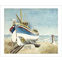 Eric Ravilious Lifeboat Greetings Card RL1707