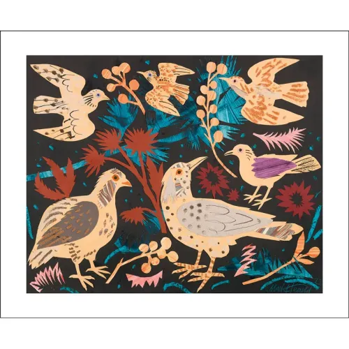 Mark Hearld Advent Birds Greetings Card MH3195