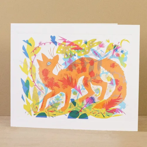 Mark Hearld Fox Greetings Card MH3325