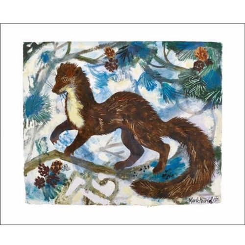 Mark Hearld Pine Marten Greetings Card MH1919