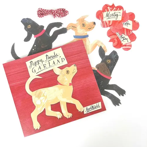 Mark Hearld Puppy Parade Garland MHG5