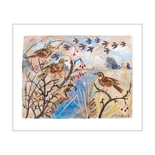 Mark Hearld Redwings Greetings Card MH2021