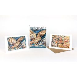 Mark Hearld Tawny Owl and Remembered Farm Note Cards NL115