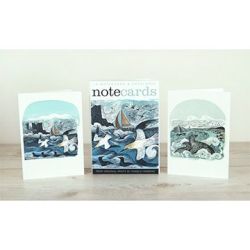 Angela Harding Gannets at Rathlin Island and Seal Song Note Cards NL102