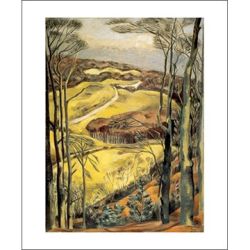 Paul Nash Berkshire Downs Greetings Card NS1684