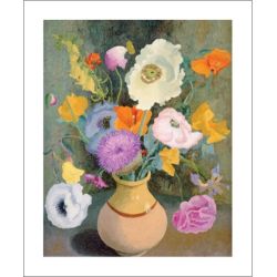 Cedric Morris Poppies and Sweet Peas Greetings Card CS2027