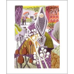 Clare Curtis Ascending Forms Greetings Card CC3102