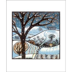 Diana Croft Snow on the Hills Greetings Card DC3013X