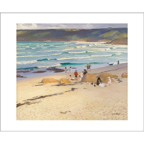 Laura Knight Sennen Cove Cornwall Greetings Card LK3105