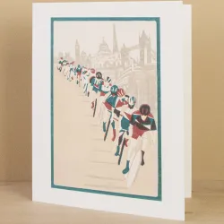 Lisa Takahashi City Cycling Greetings Card TK3324