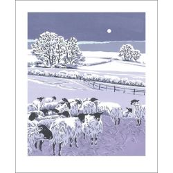 Lizzie Perkins Flocks by Night Greetings Card LP3014X